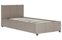 Hygena Hendry Small Double Side Opening Ottoman Bed - Latte.